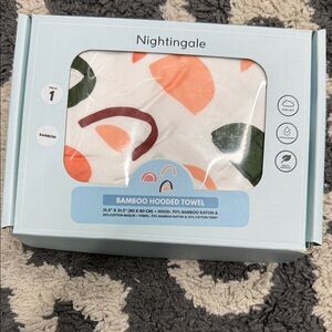 Bamboo Hooded Towel - Rainbow